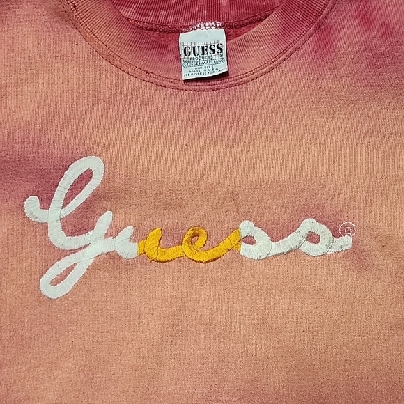 Guess Women's Pink and Red Ombre Sweater - Picture 4 of 9